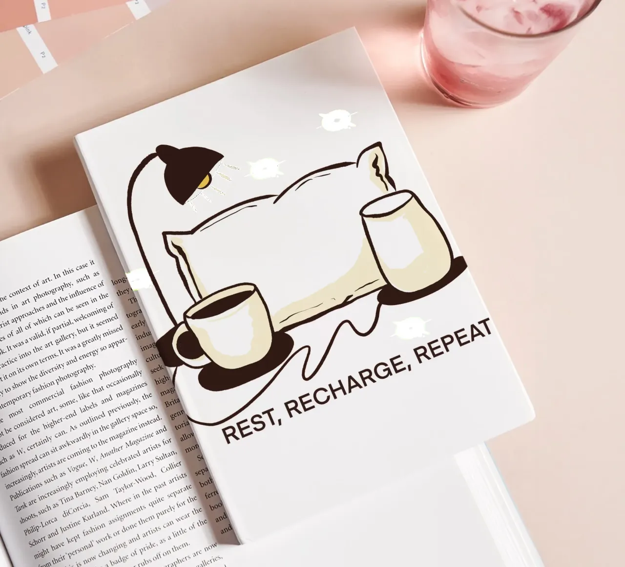 Rest, Recharge, Repeat cuaderno de edsonramosart