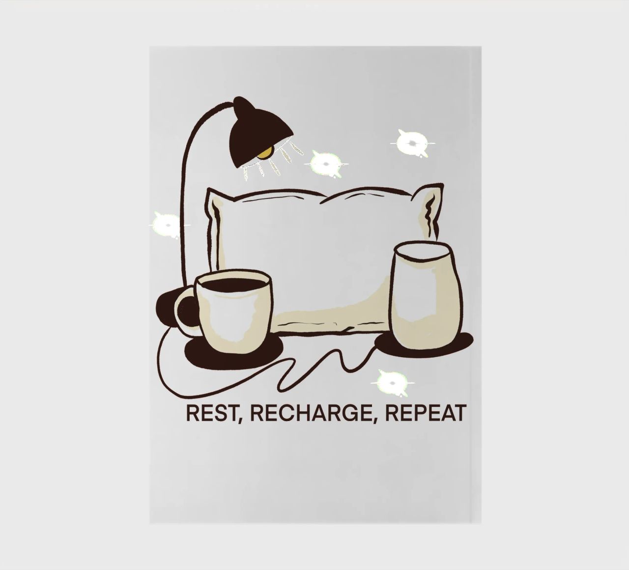 Rest, Recharge, Repeat diario da edsonramosart