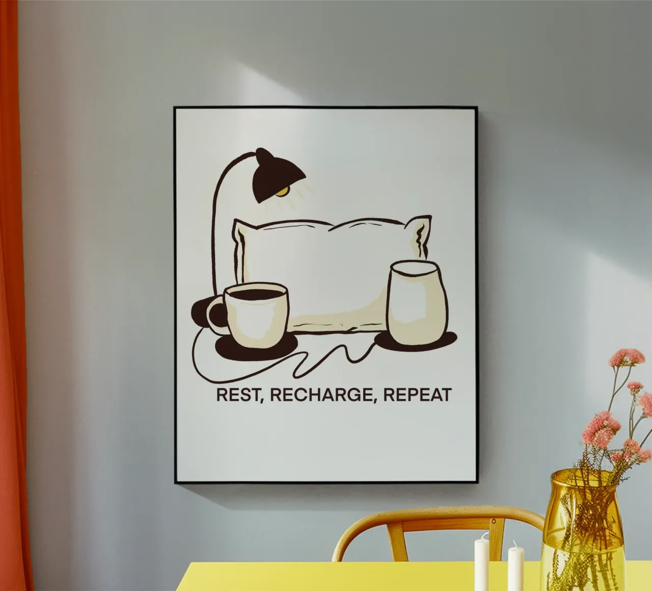 Rest, Recharge, Repeat plexiglas de edsonramosart