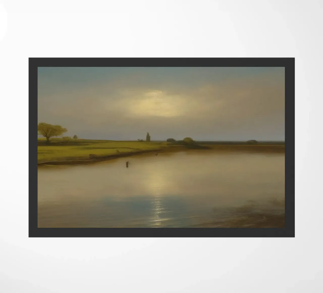 Blick auf See Fußmatte von Impressionismus by LK