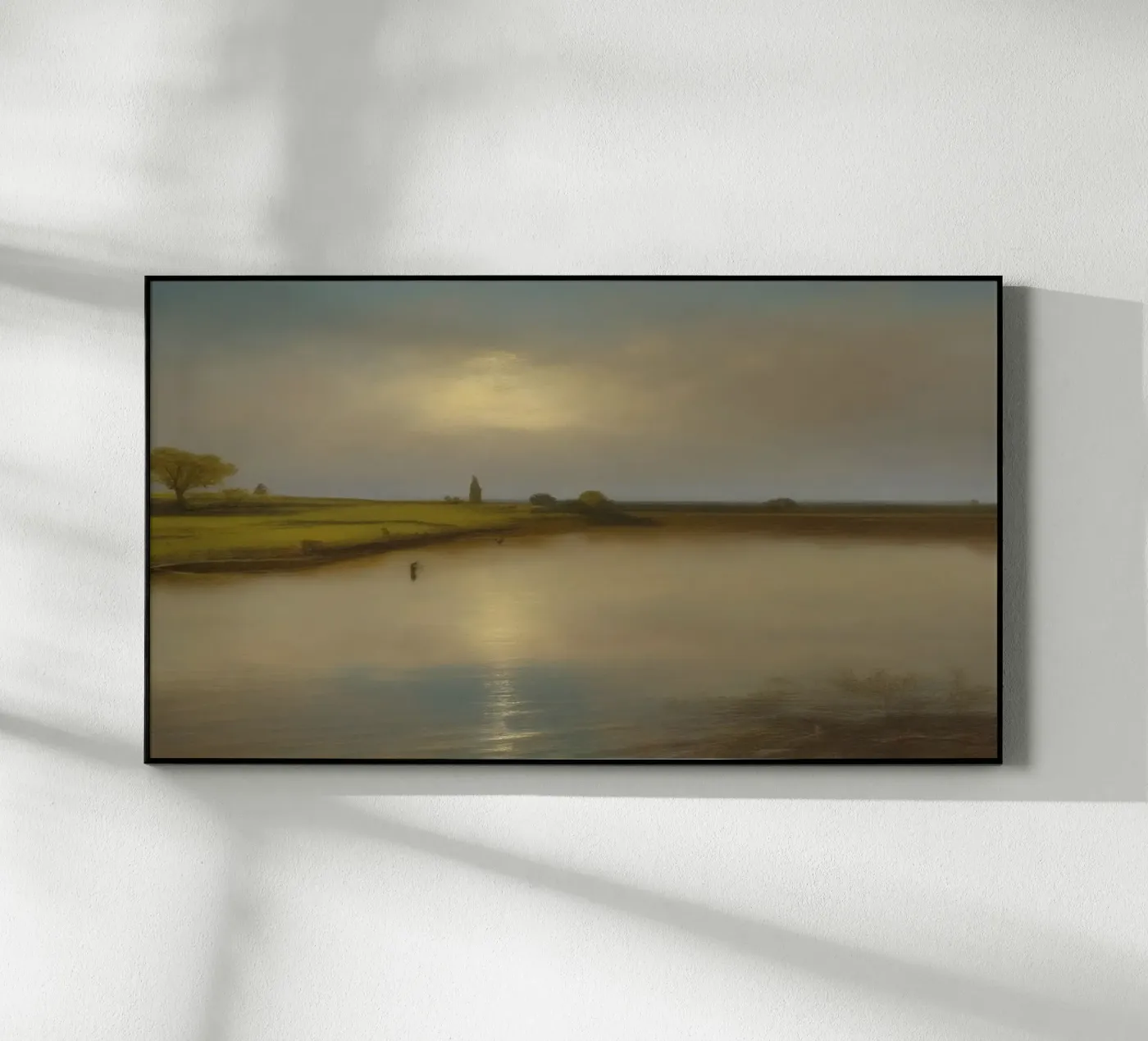 Vue sur le lac plexiglas de Impressionismus by LK