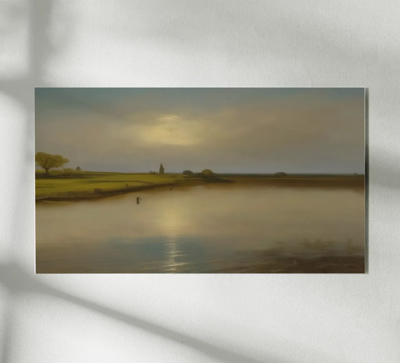 Vista sul lago plexiglass da Impressionismus by LK