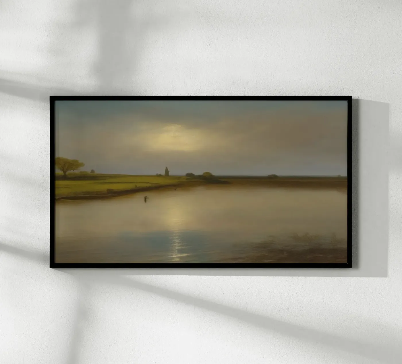 View of the lake Poster von Impressionismus by LK