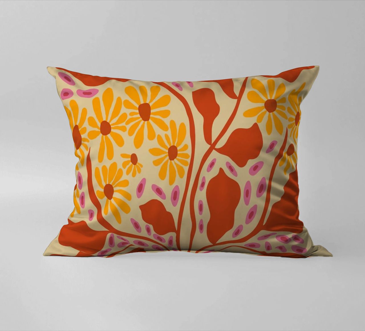 Retro Patel Pottery cuscino da Miho Art Studio