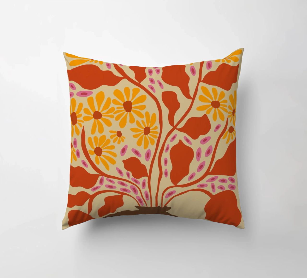 Retro Patel Pottery cuscino da Miho Art Studio