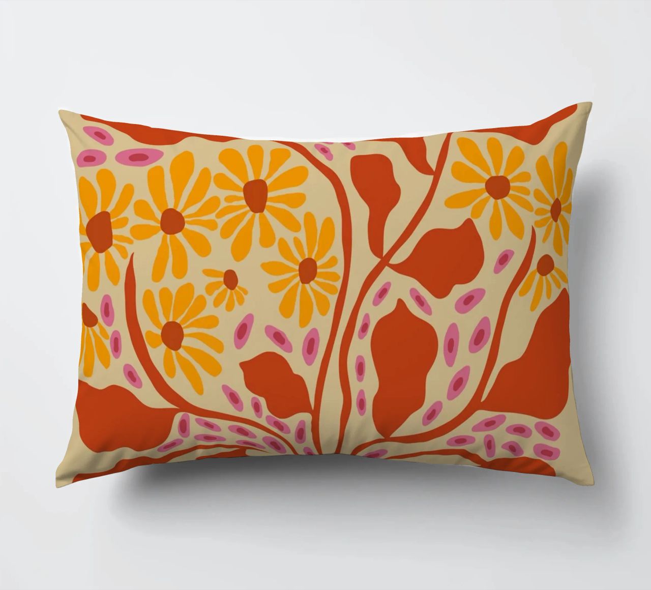Retro Patel Pottery cuscino da Miho Art Studio
