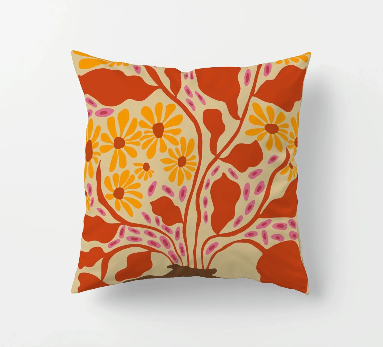 Retro Patel Pottery cuscino da Miho Art Studio