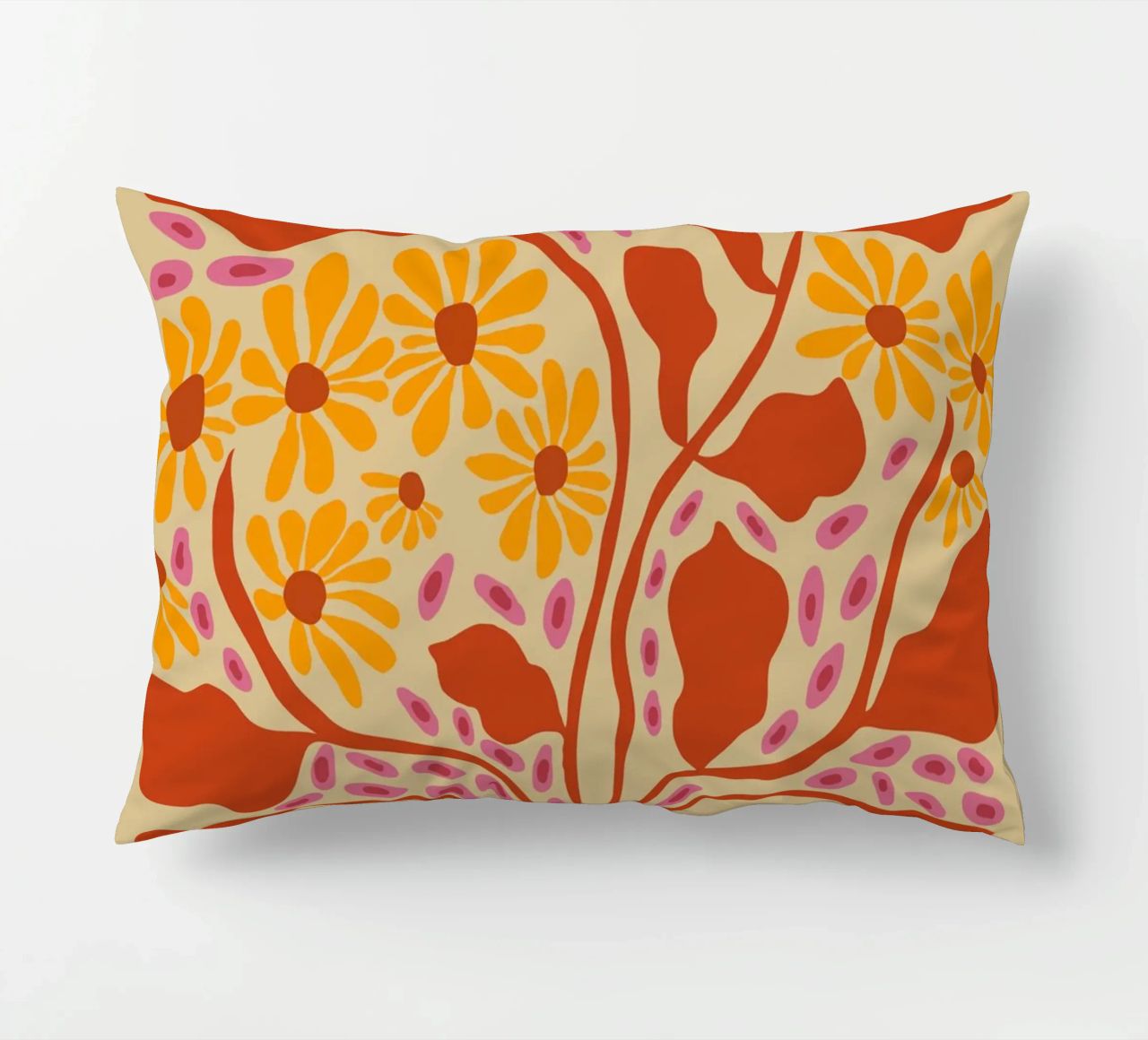 Retro Patel Pottery cuscino da Miho Art Studio