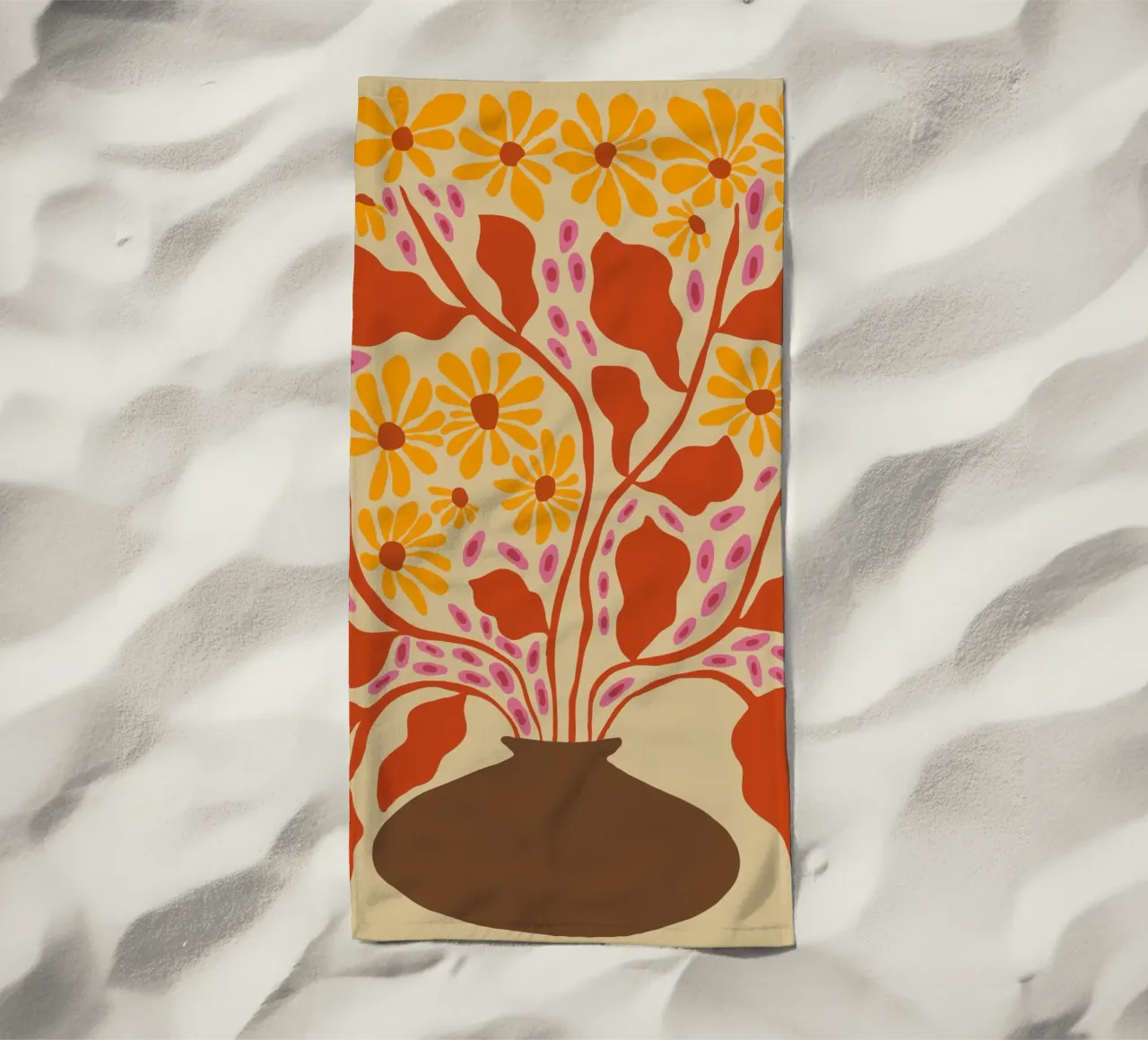 Cerámica Retro Patel toalla de playa de Miho Art Studio