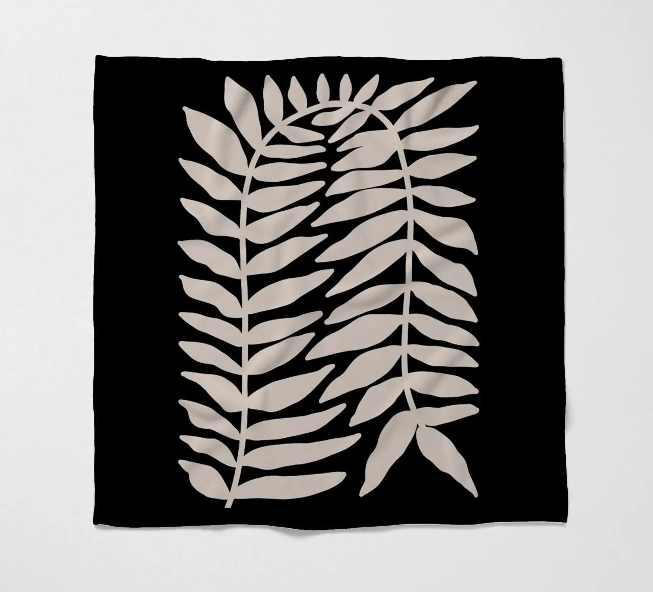 Twig Mid Century coperta in pile da BAINAI