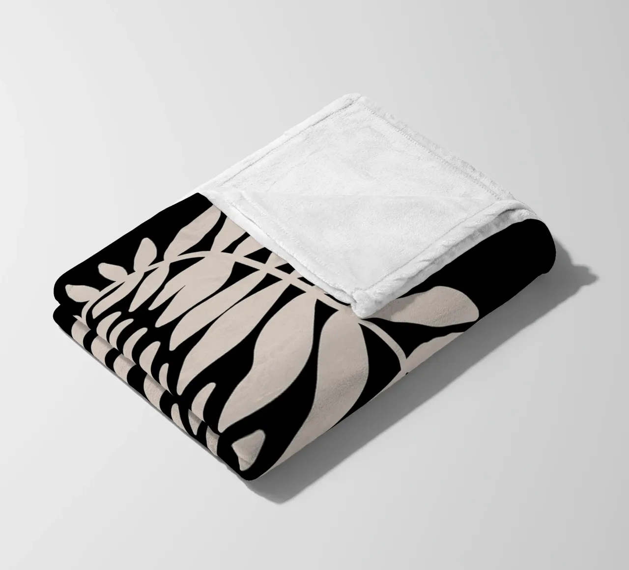 Twig Mid Century coperta in pile da BAINAI