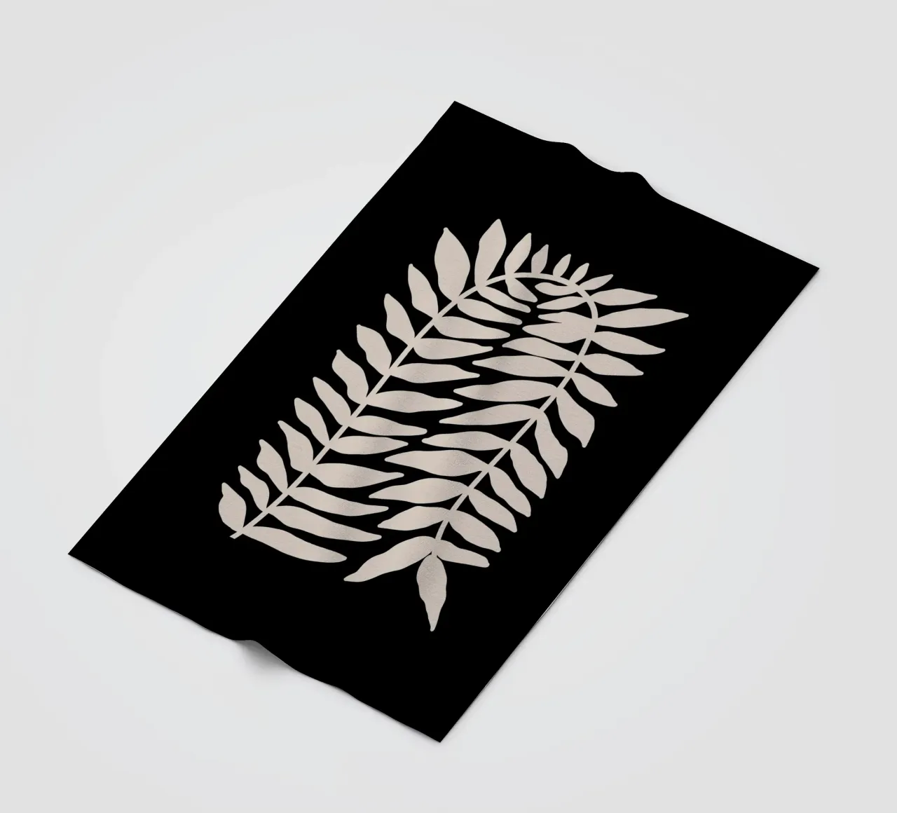 Twig Mid Century coperta in pile da BAINAI