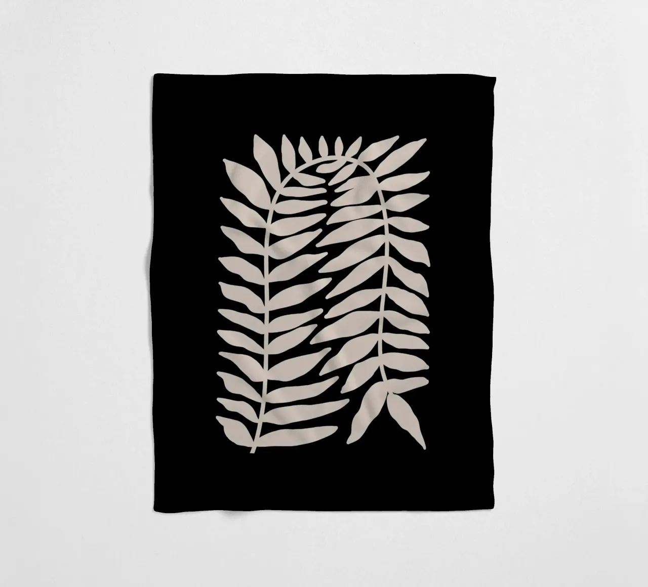 Twig Mid Century coperta in pile da BAINAI