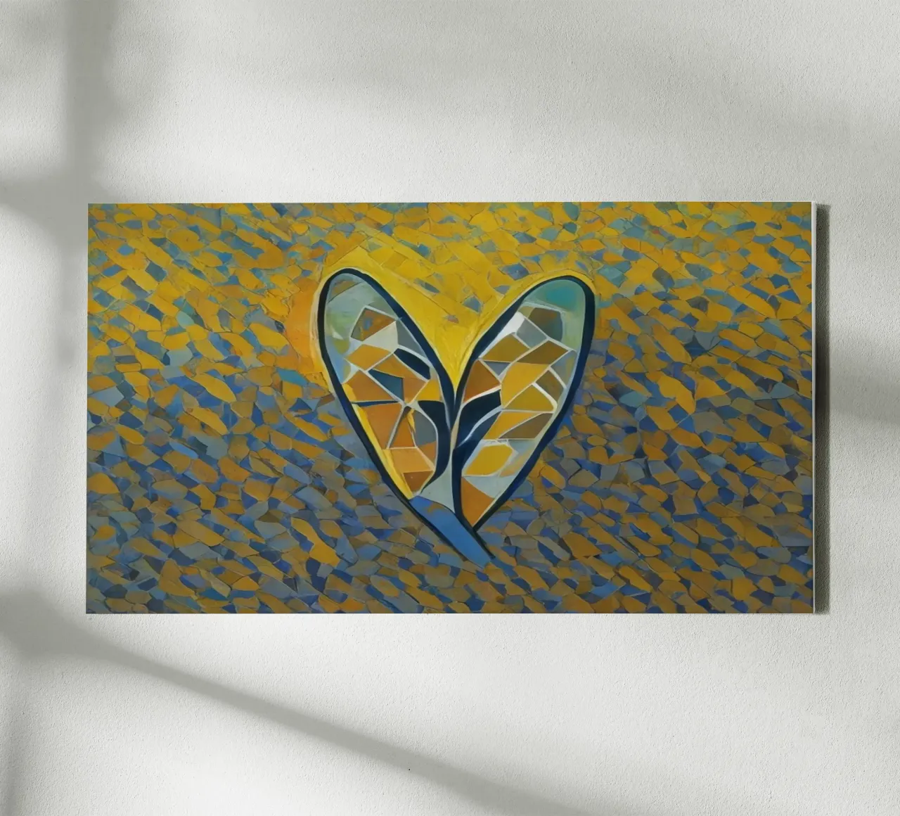Shell in the sand canvas by Abstract Art by LK