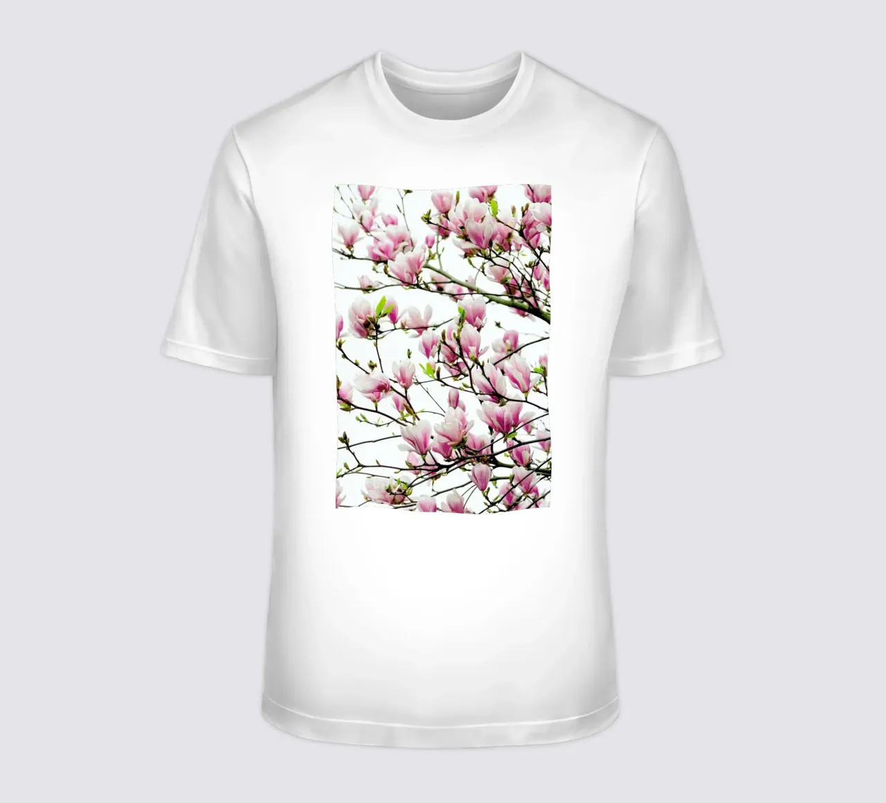 Magnolia Pink 1 t-shirt by Curious Collections by Marielle Leenders
