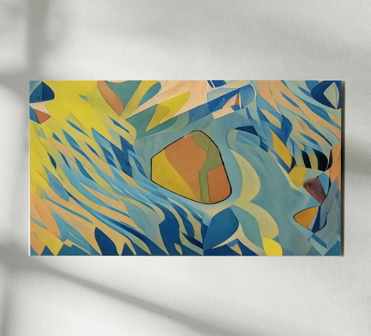 Conchiglia sulla spiaggia alluminio dibond da Abstract Art by LK