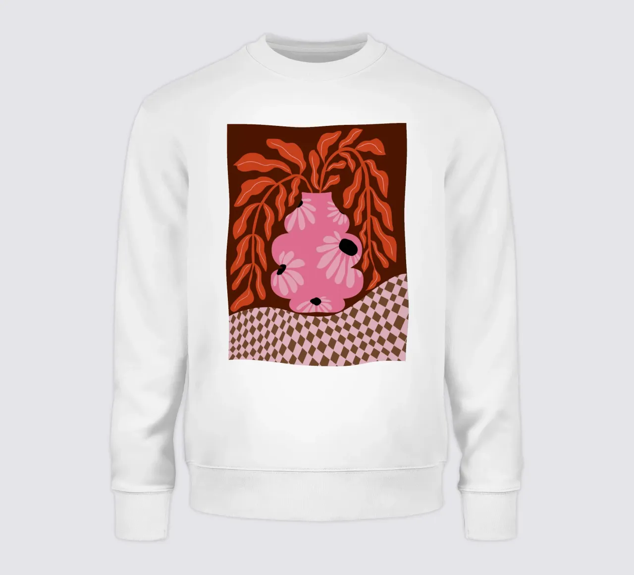 Felice autunno delle felci felpa da Miho Art Studio