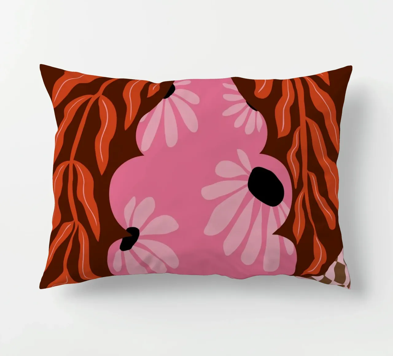 Felice autunno delle felci cuscino da Miho Art Studio