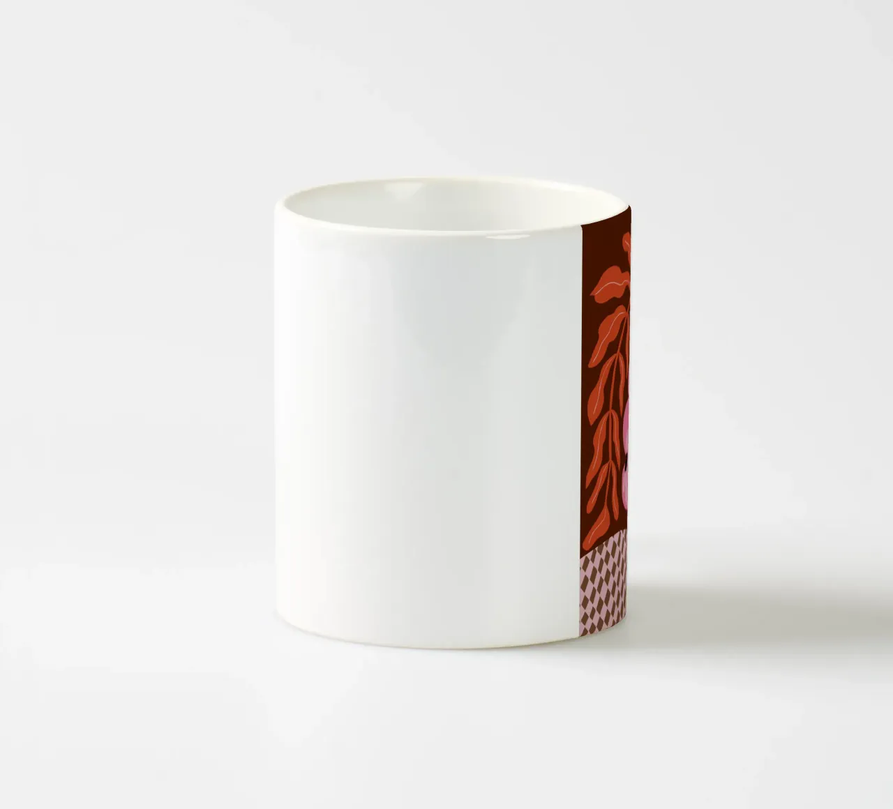 Felice autunno delle felci tazza in ceramica da Miho Art Studio