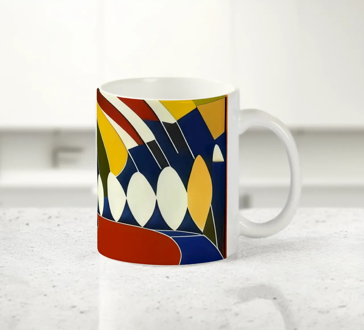 Nel tunnel_1 tazza in ceramica da Abstract Art by LK