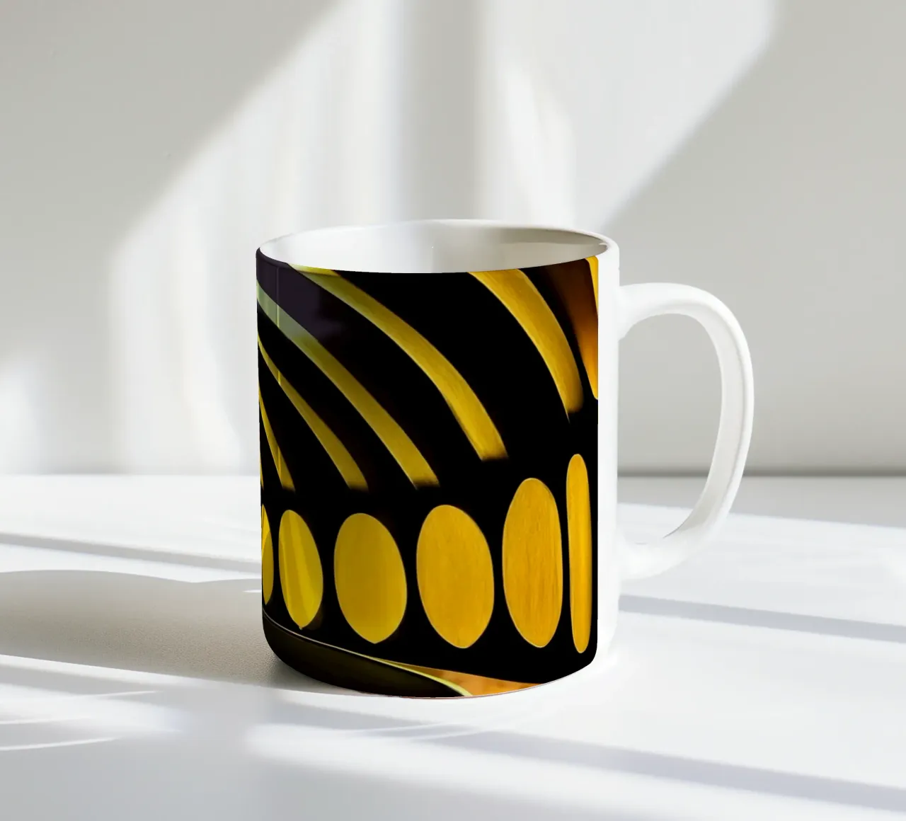 Nel tunnel_2 tazza in ceramica da Abstract Art by LK