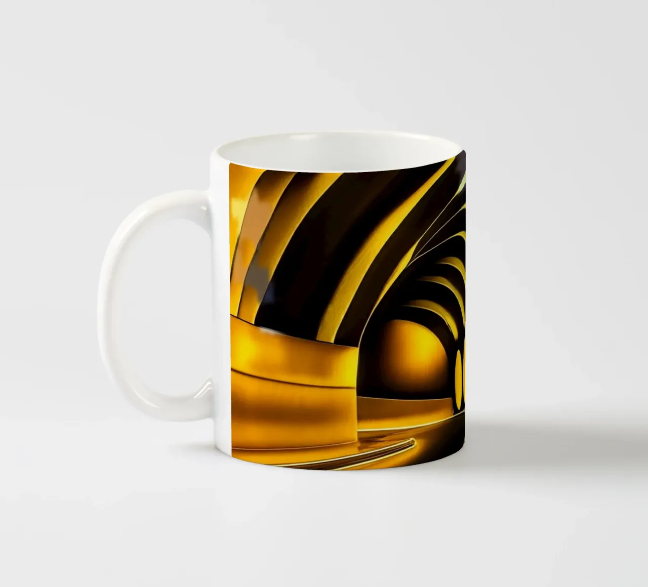 Nel tunnel_2 tazza in ceramica da Abstract Art by LK