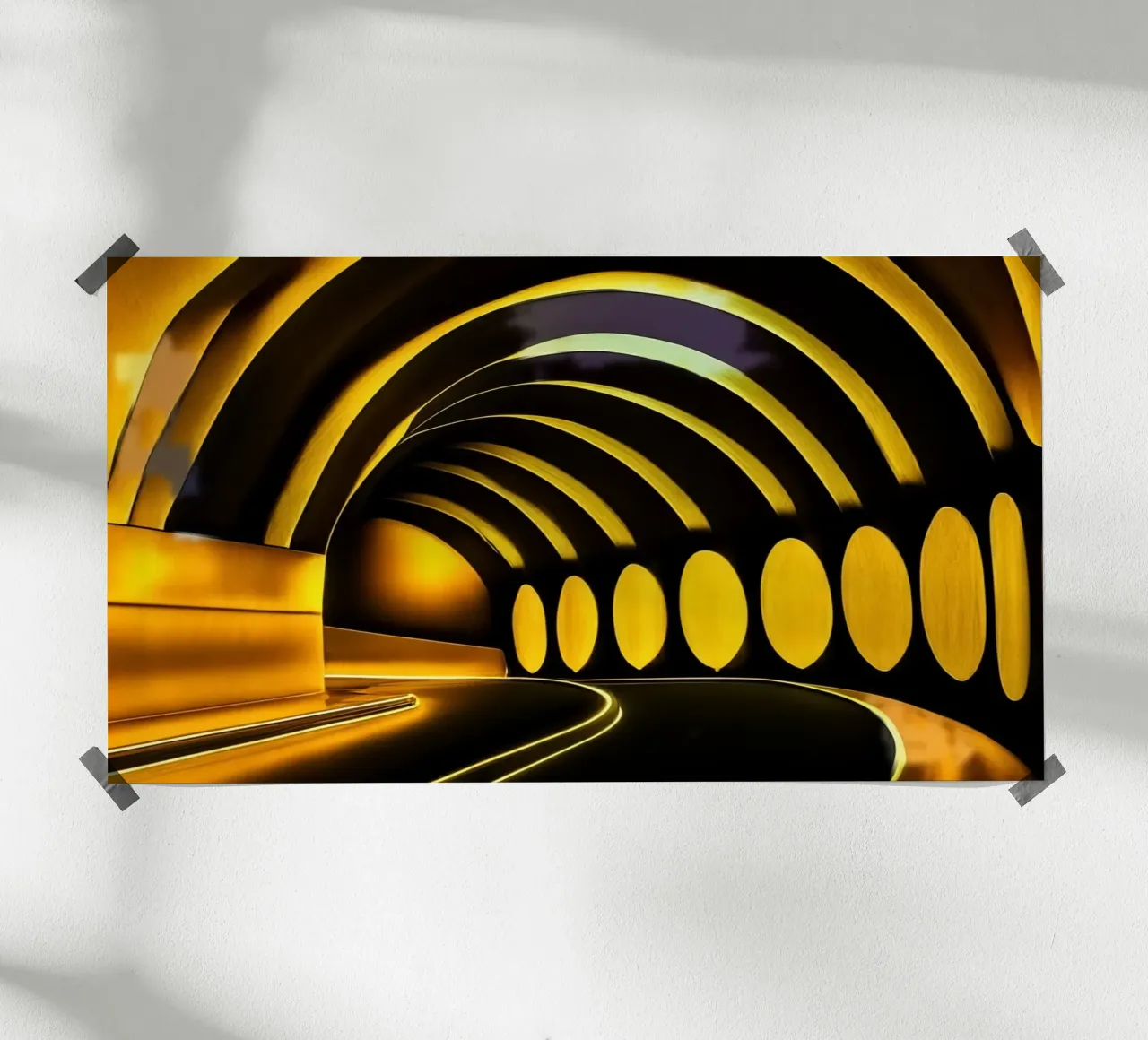 Nel tunnel_2 carta hahnemühle da Abstract Art by LK