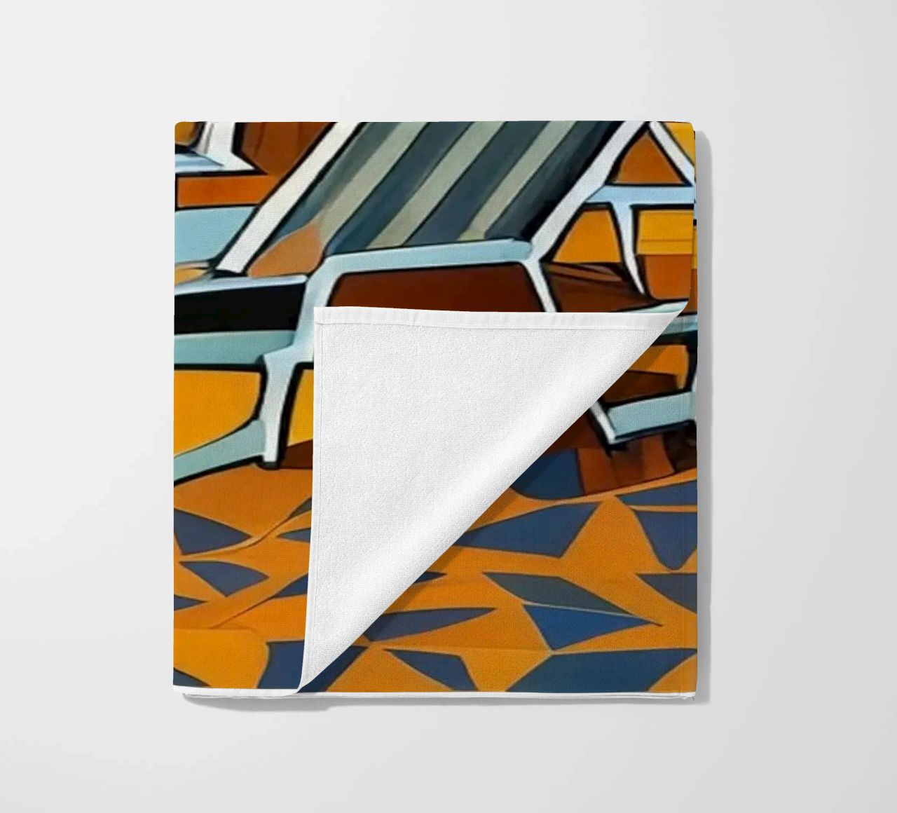 Sdraio sulla spiaggia telo mare da Abstract Art by LK