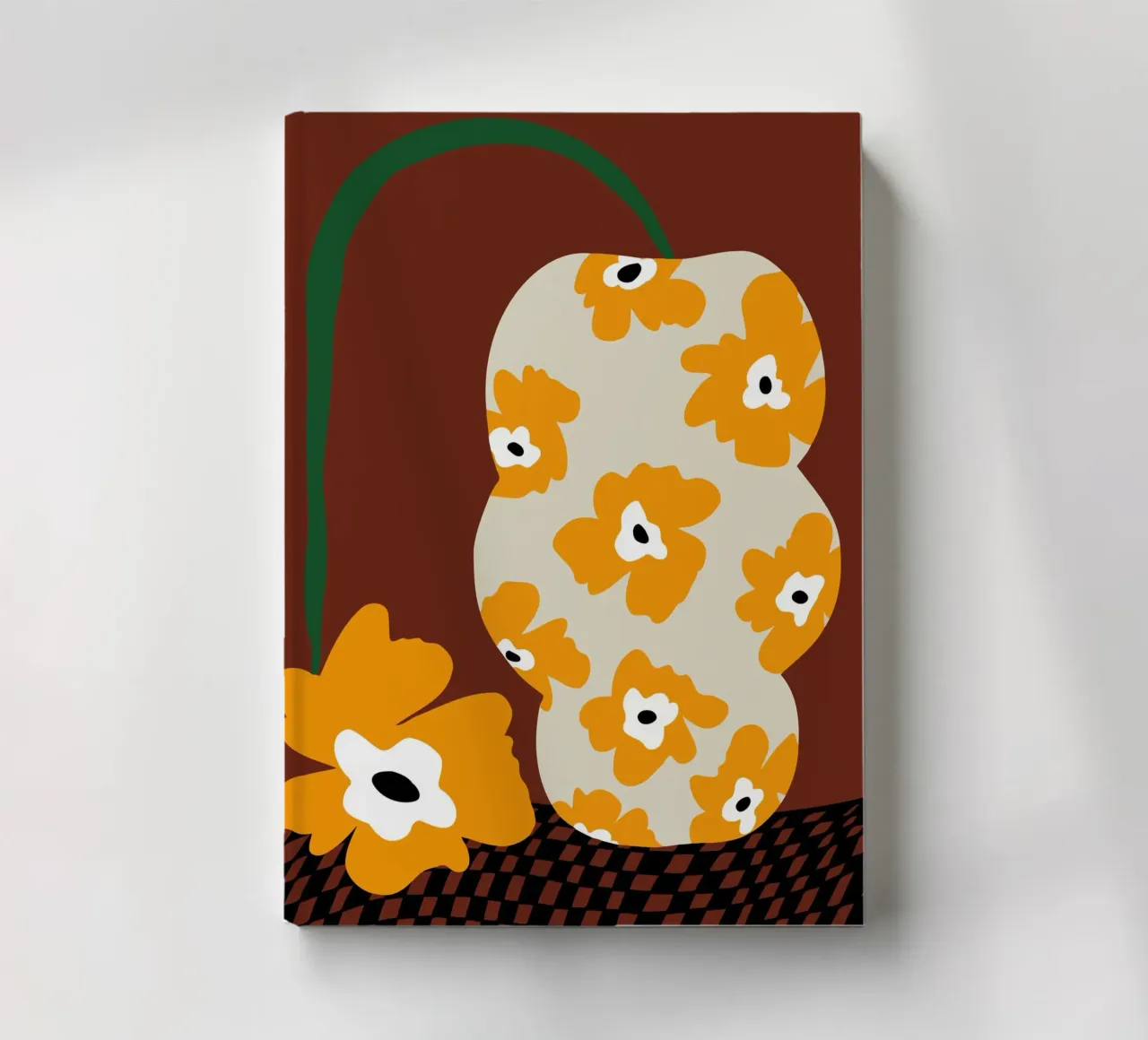 Blooms & Pottery notebook by Miho Art Studio