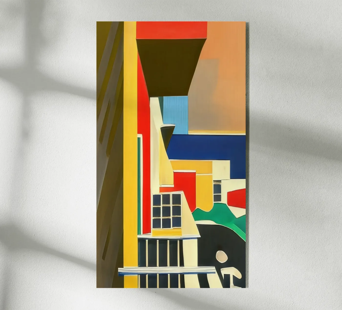 Vista dal balcone plexiglass da Abstract Art by LK