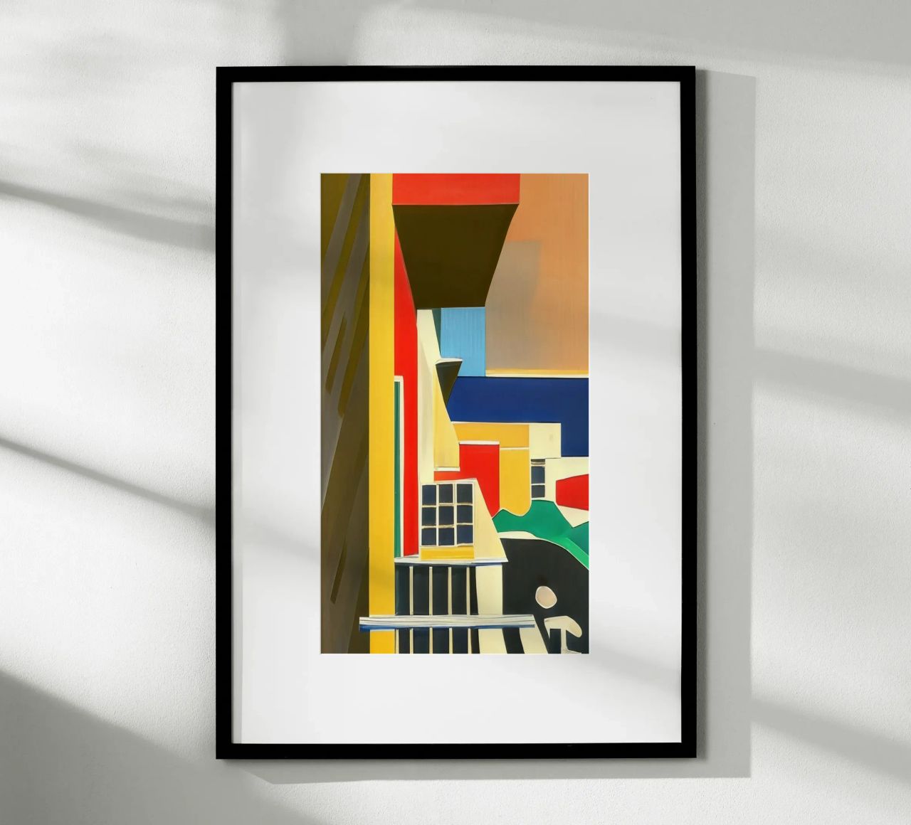 Vue du balcon poster de Abstract Art by LK