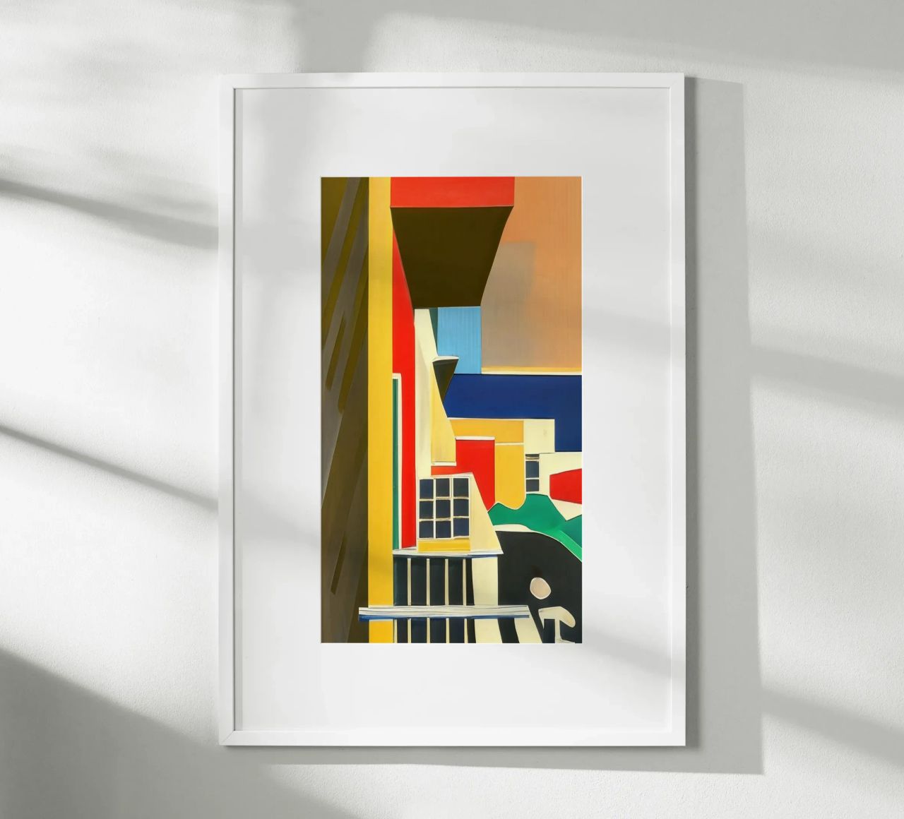 Vue du balcon poster de Abstract Art by LK