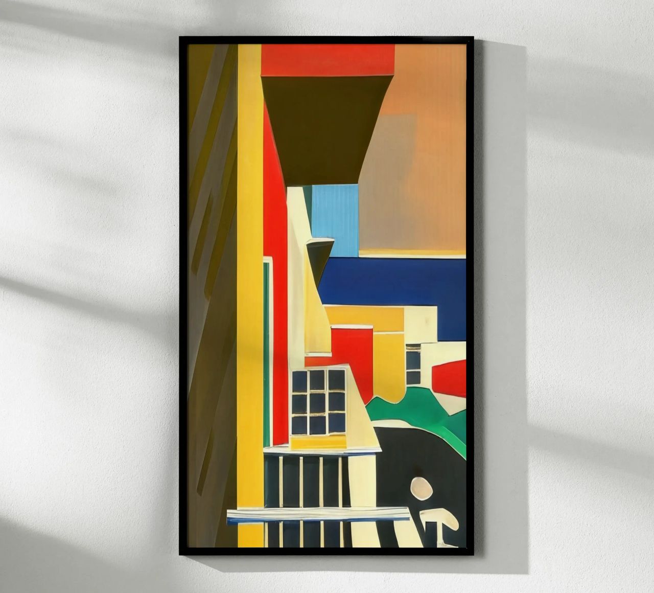 Vue du balcon poster de Abstract Art by LK