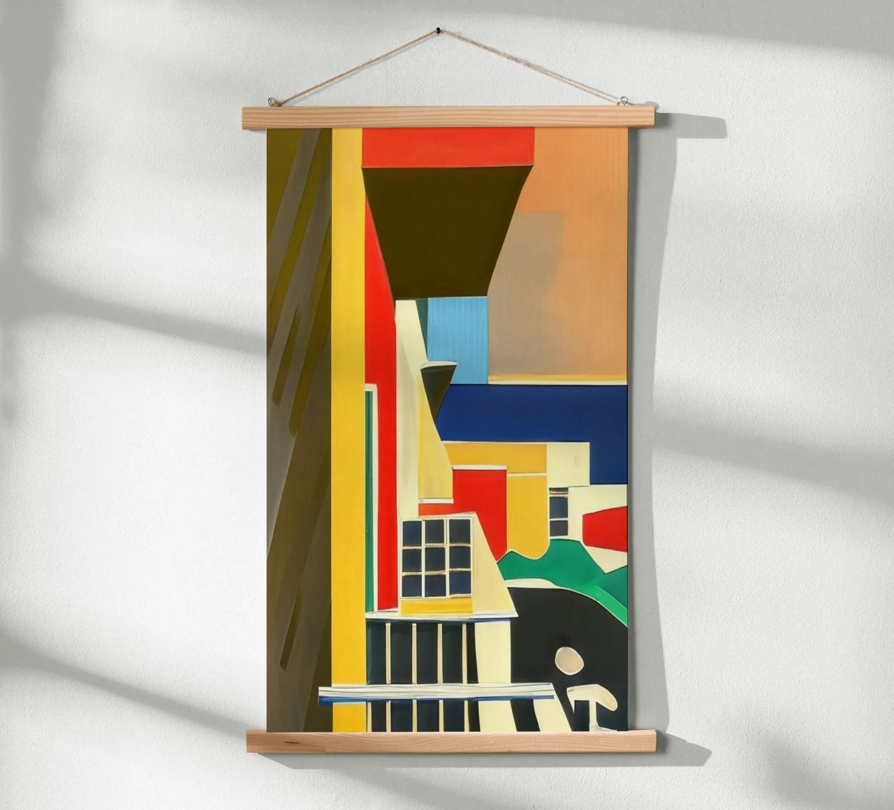 Vue du balcon poster de Abstract Art by LK