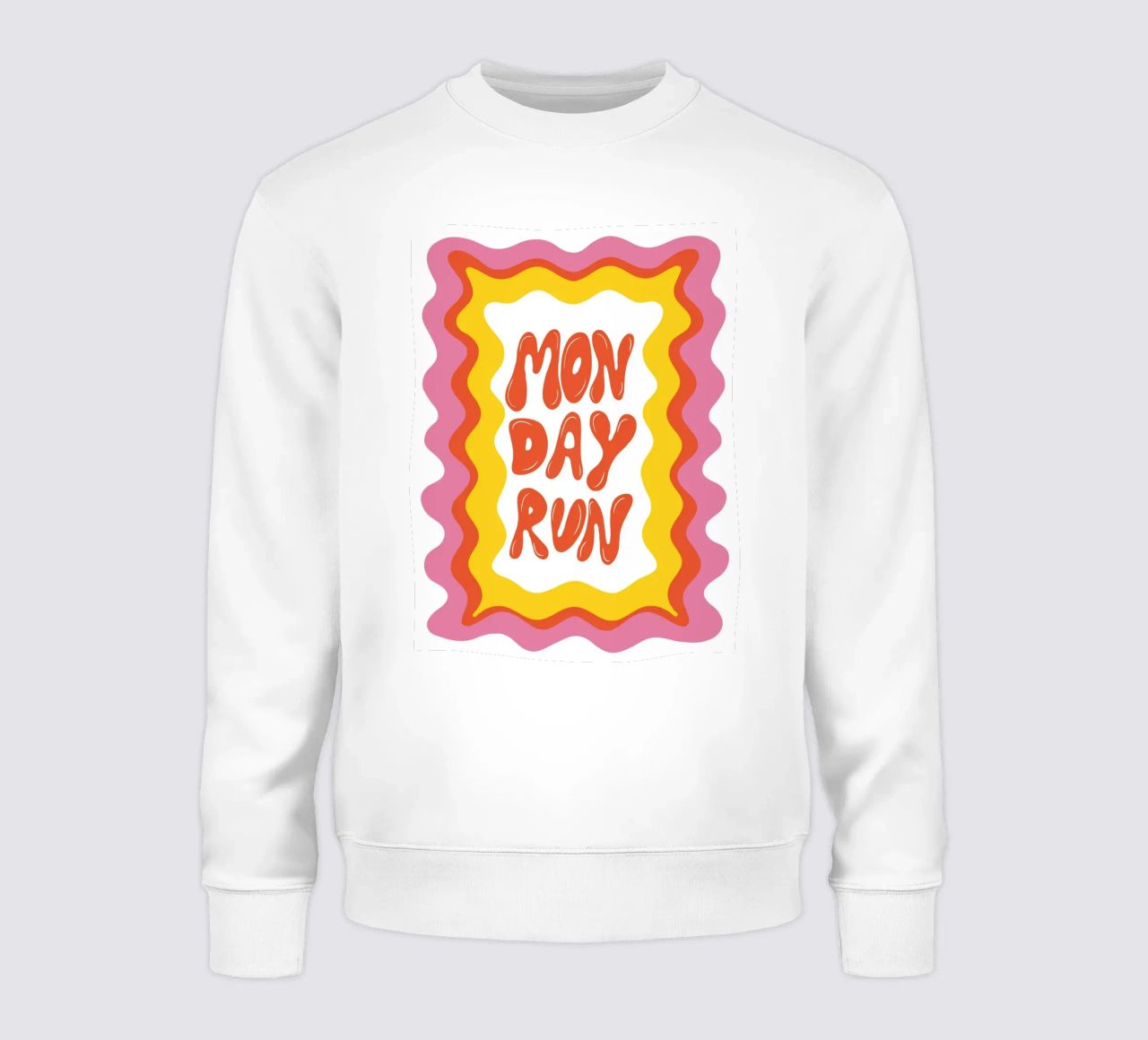 Monday-Run felpa da Miho Art Studio