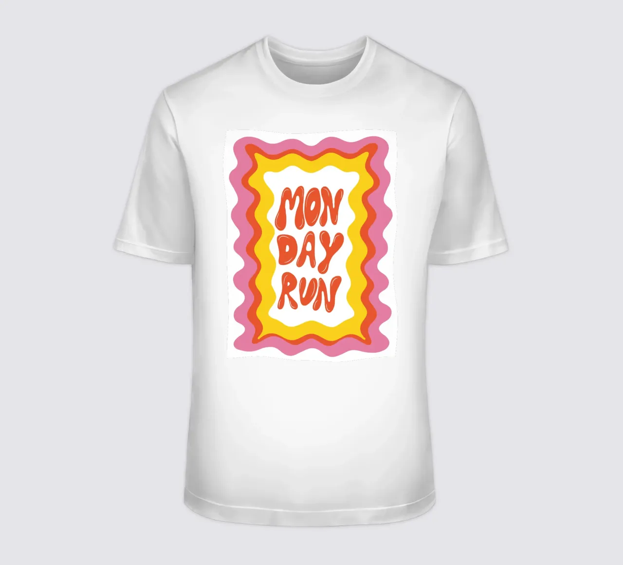 Monday-Run t-shirt da Miho Art Studio