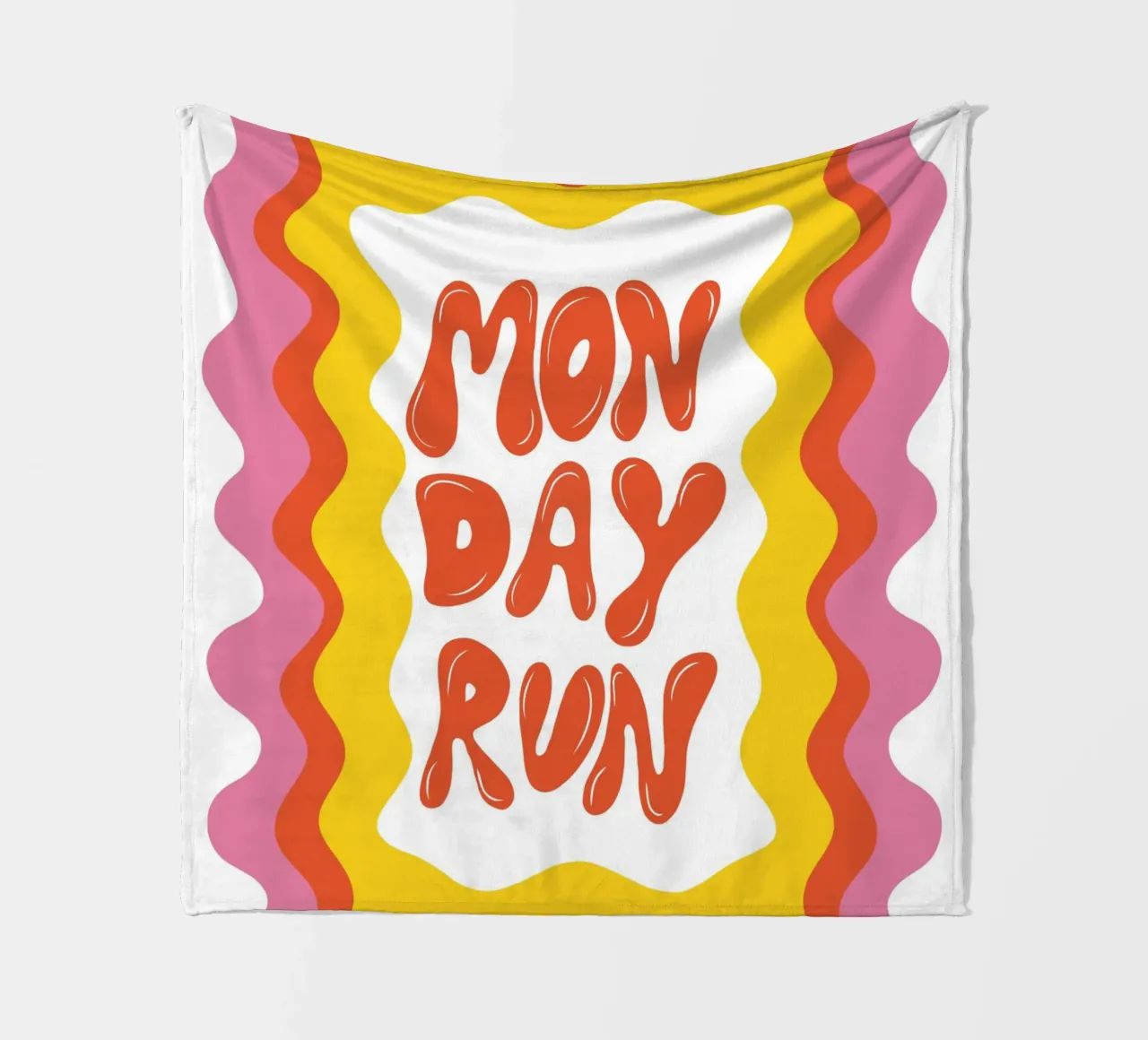 Monday-Run coperta in pile da Miho Art Studio