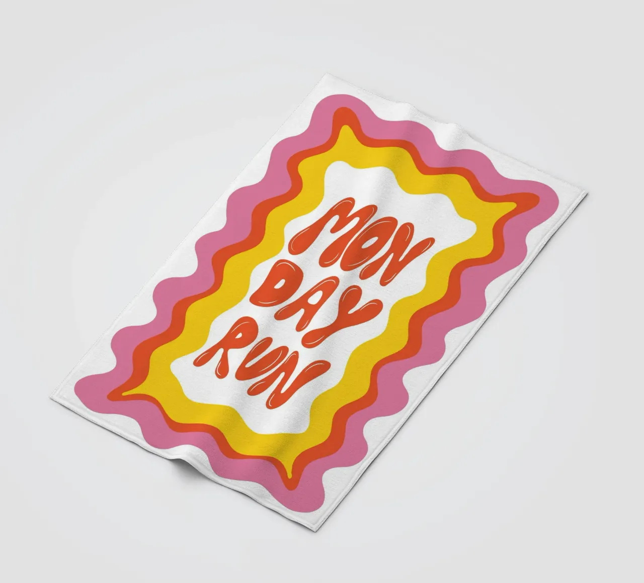 Monday-Run coperta in pile da Miho Art Studio