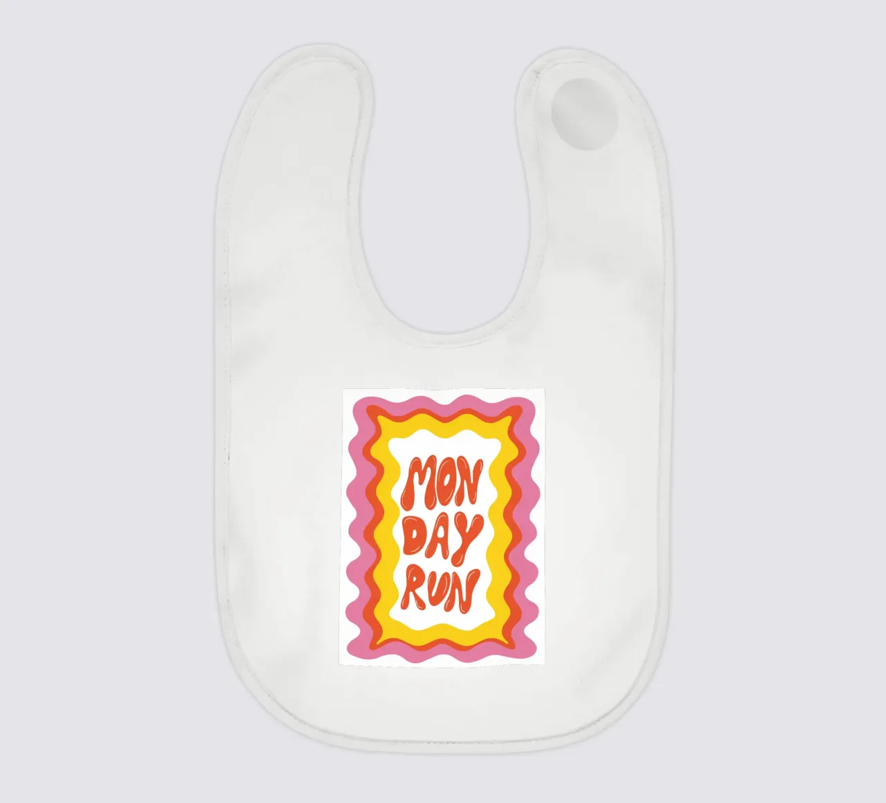 Monday-Run bavaglino da Miho Art Studio