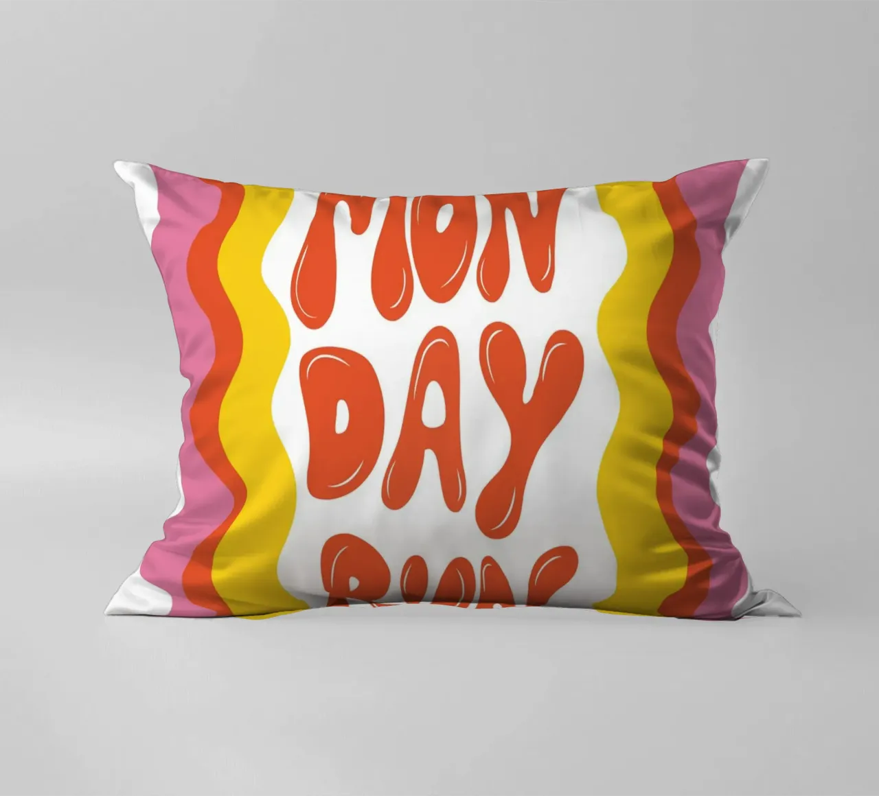 Monday-Run cuscino da Miho Art Studio