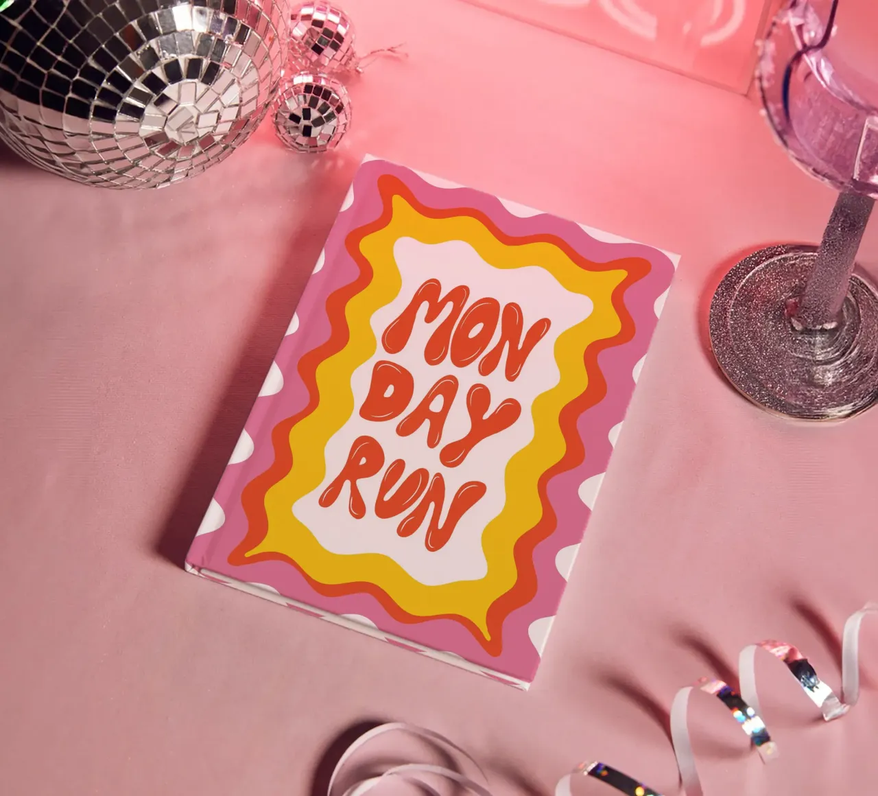 Monday-Run notebook by Miho Art Studio