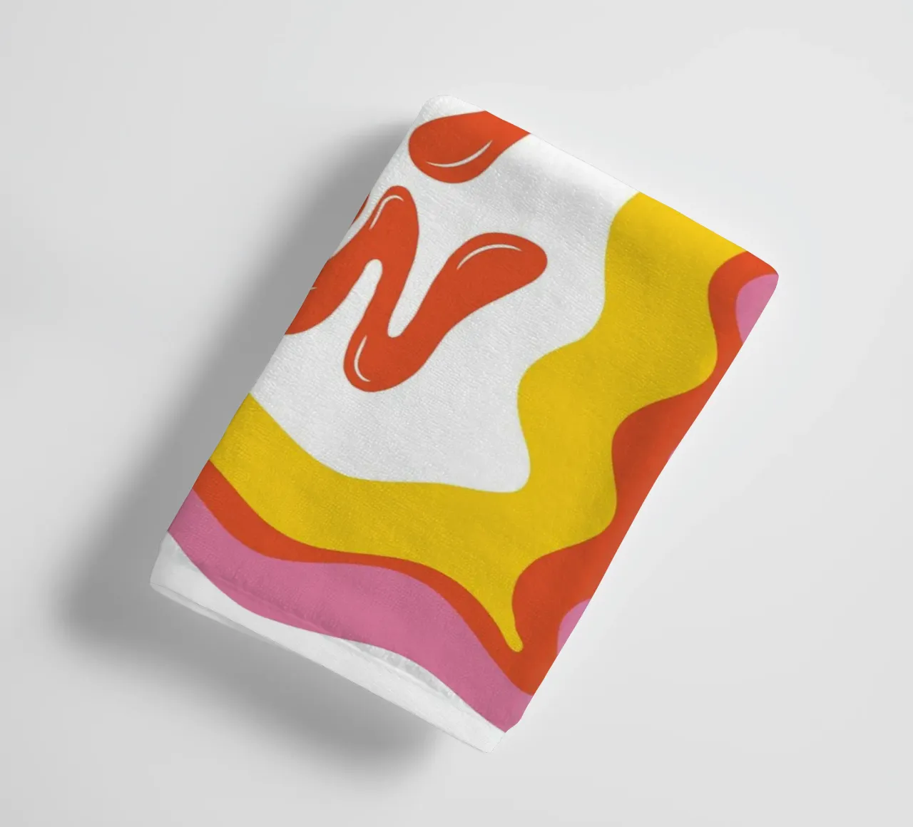 Monday-Run asciugamano da bagno da Miho Art Studio