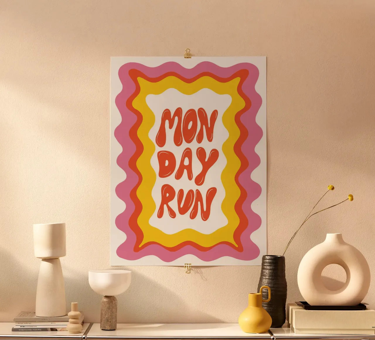 Monday-Run poster da Miho Art Studio