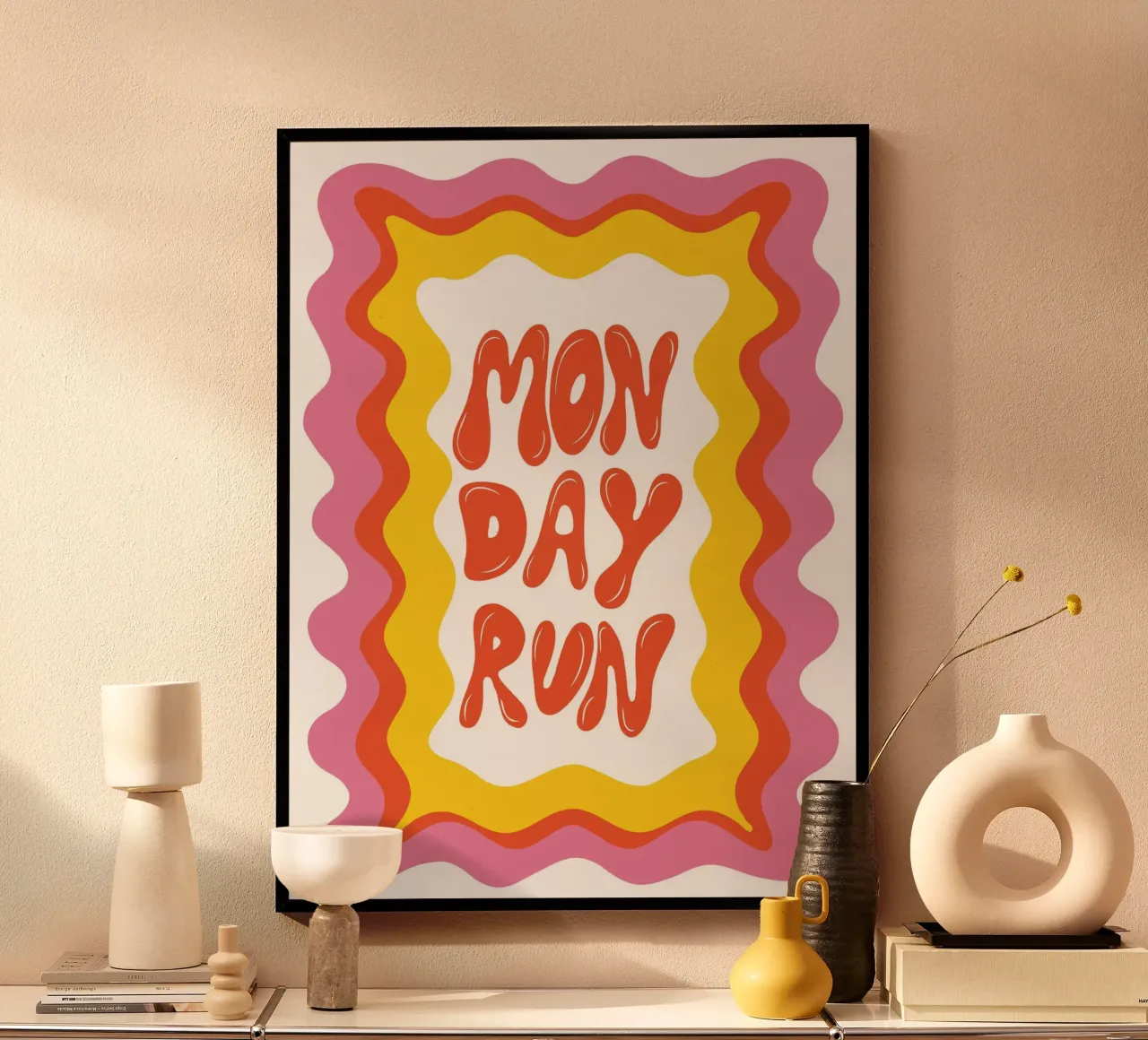 Monday-Run poster da Miho Art Studio