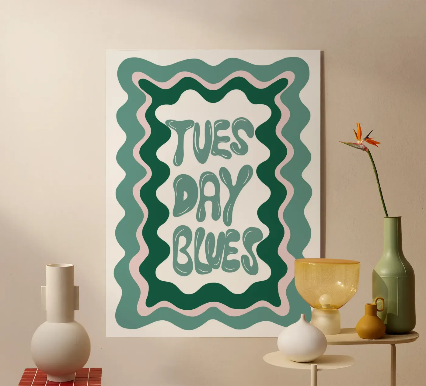 Martedì - Blues plexiglass da Miho Art Studio