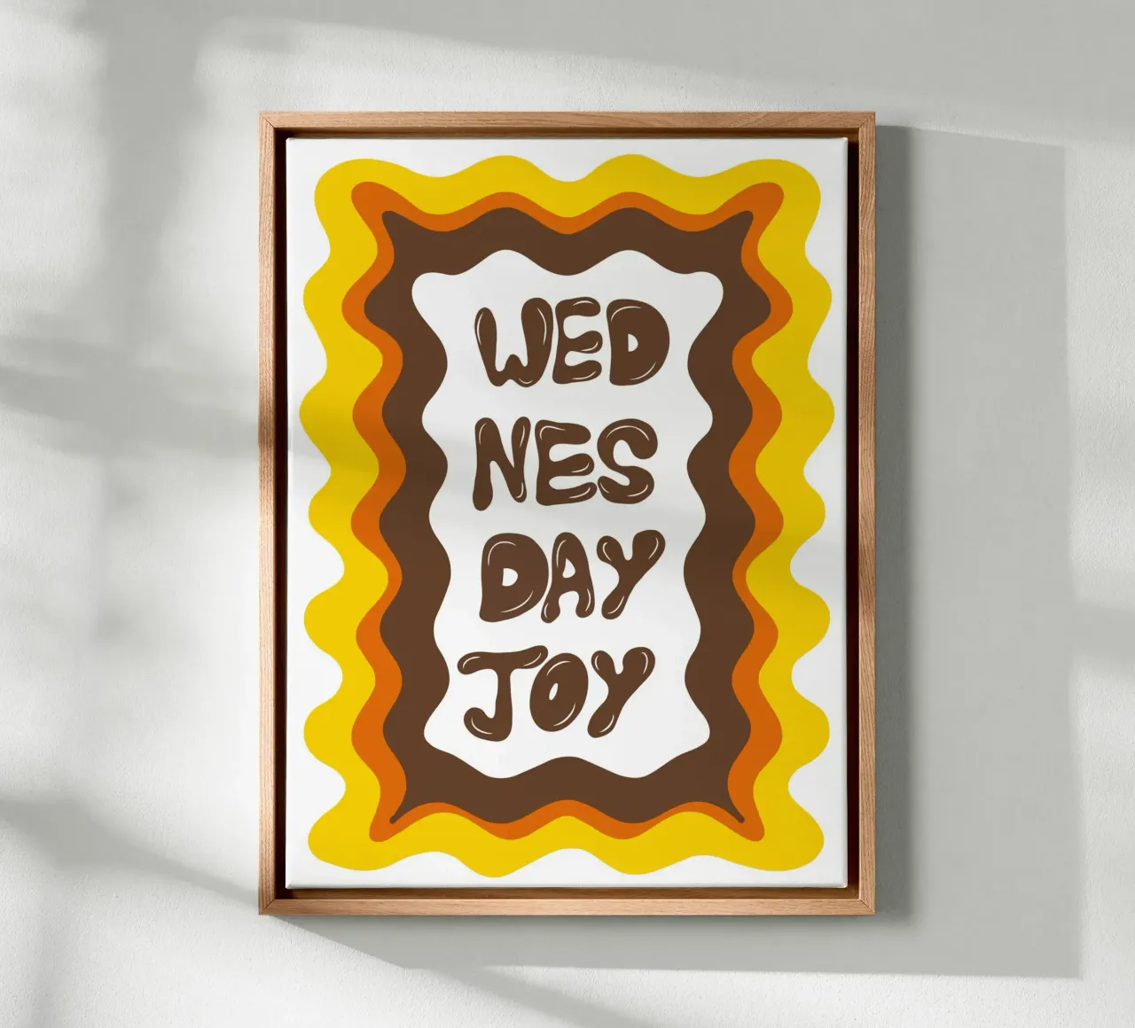 Wednesday-Joy canvas by Miho Art Studio