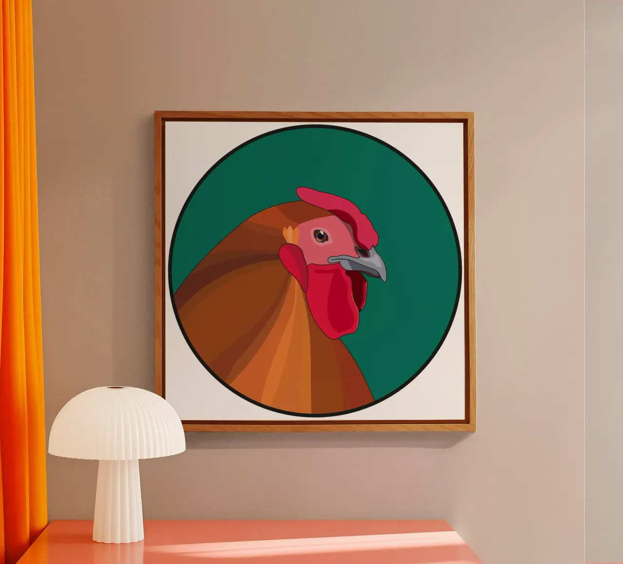 Huhn plexiglass da Face & Content