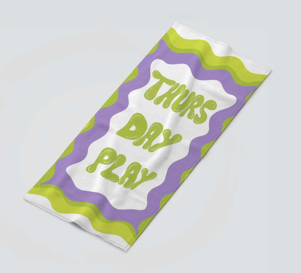 Giovedì-gioco telo mare da Miho Art Studio