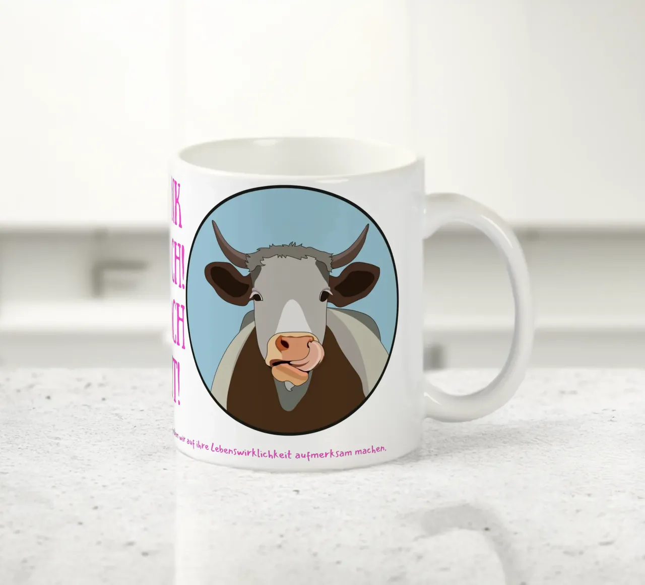 Kuh tazza in ceramica da Face & Content