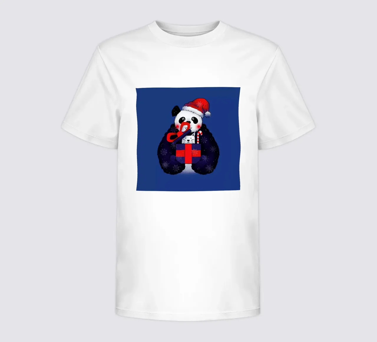 Xmas Panda kids t-shirt by Tobe Fonseca